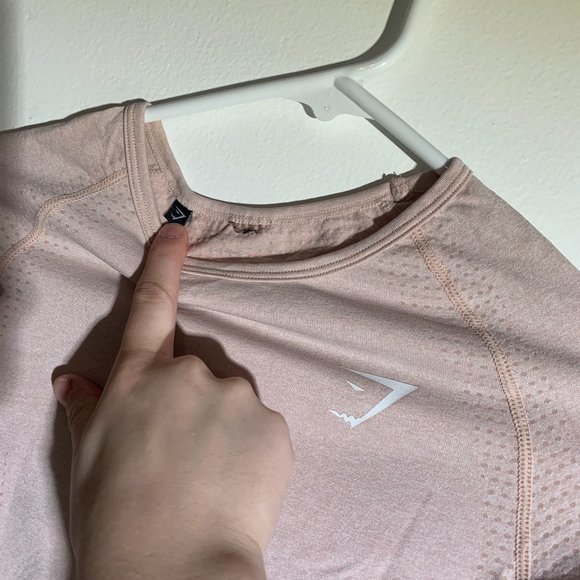 Gymshark Light Pink Vital Seamless Longsleeve - Picture 3 of 5